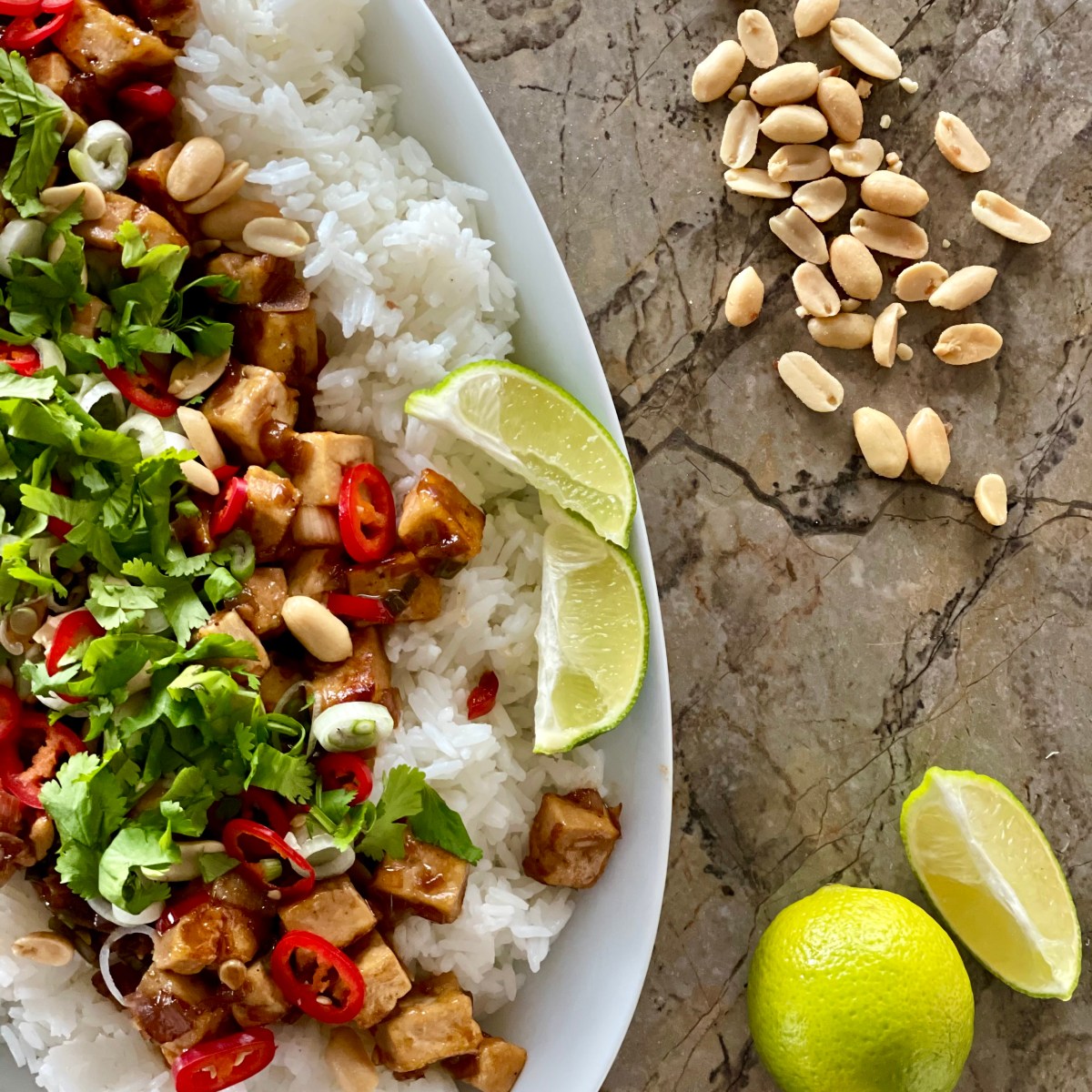 Klístrað tófú – Vinsælasta&nbsp;uppskriftin